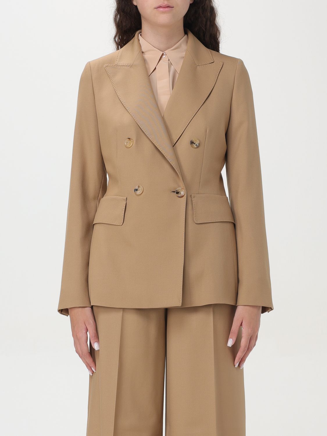 Max Mara Blazer MAX MARA Woman color Camel