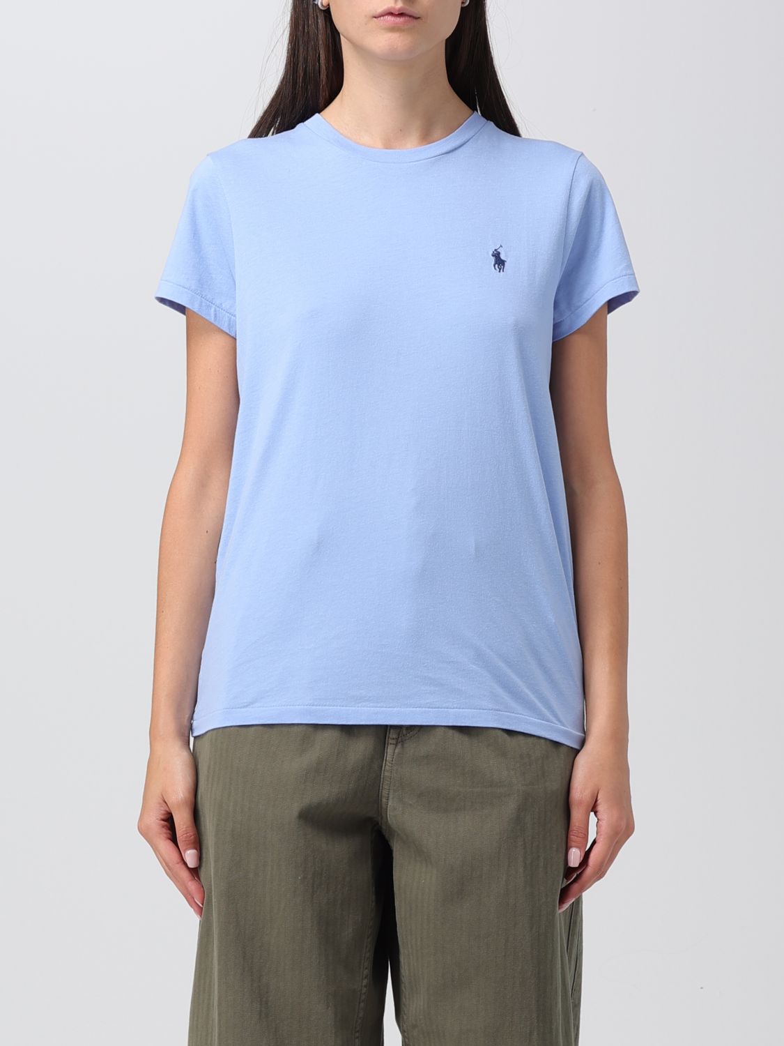 Polo Ralph Lauren T-Shirt POLO RALPH LAUREN Woman colour Sky Blue