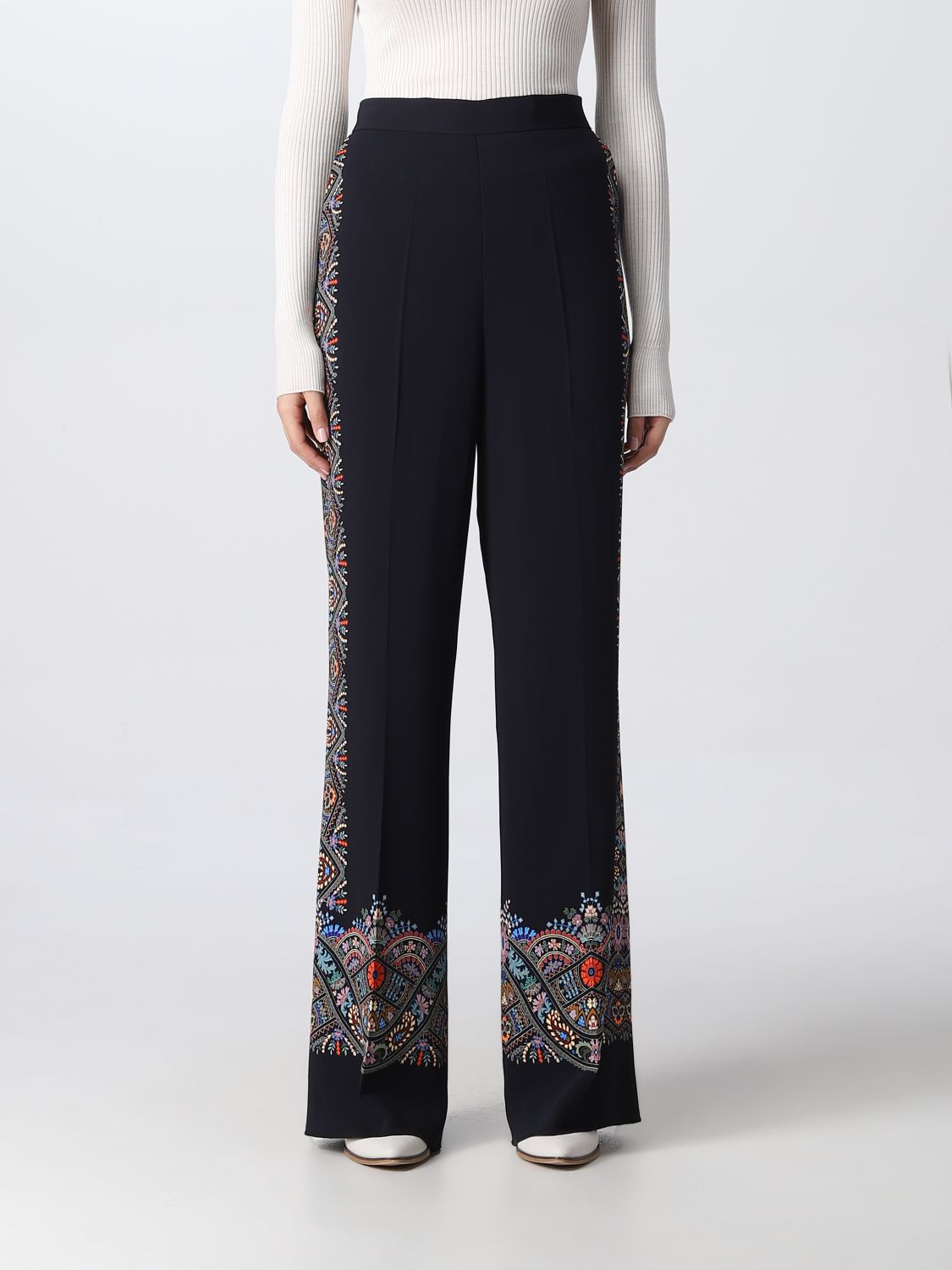 Etro Trousers ETRO Woman colour Black