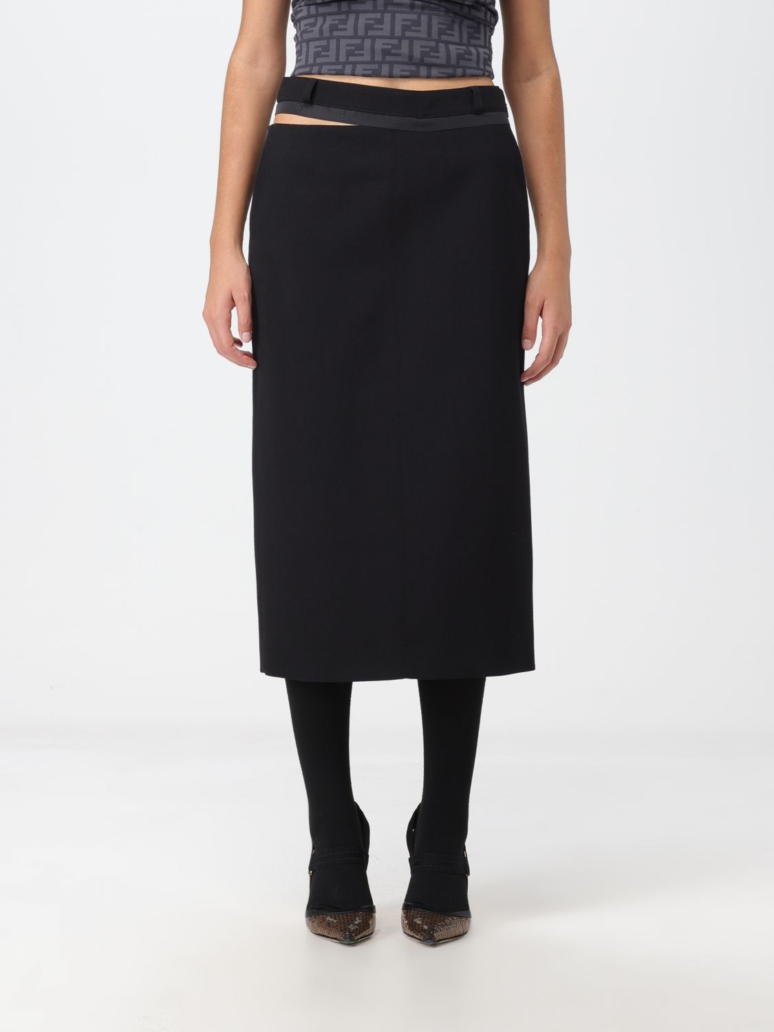 FENDI Skirt FENDI Woman colour Black