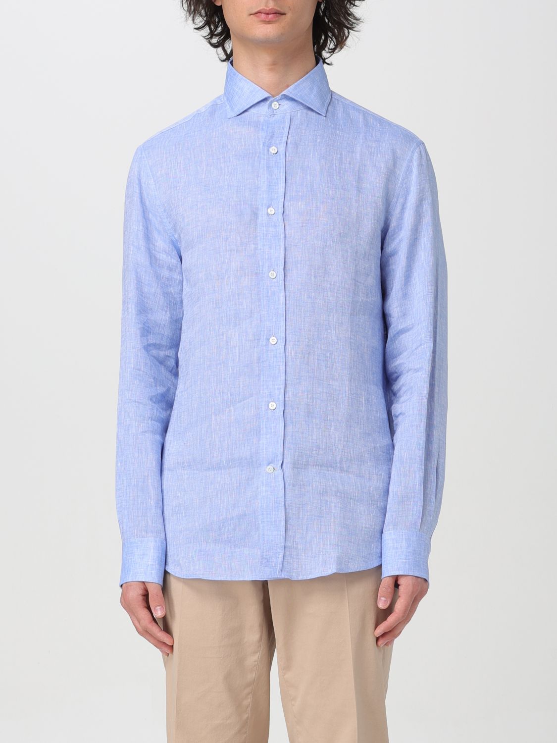 Brunello Cucinelli Shirt BRUNELLO CUCINELLI Men colour Blue