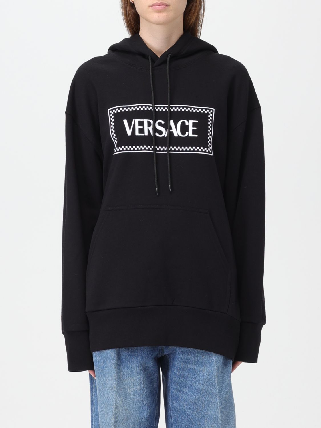 Versace Sweatshirt VERSACE Woman colour Black