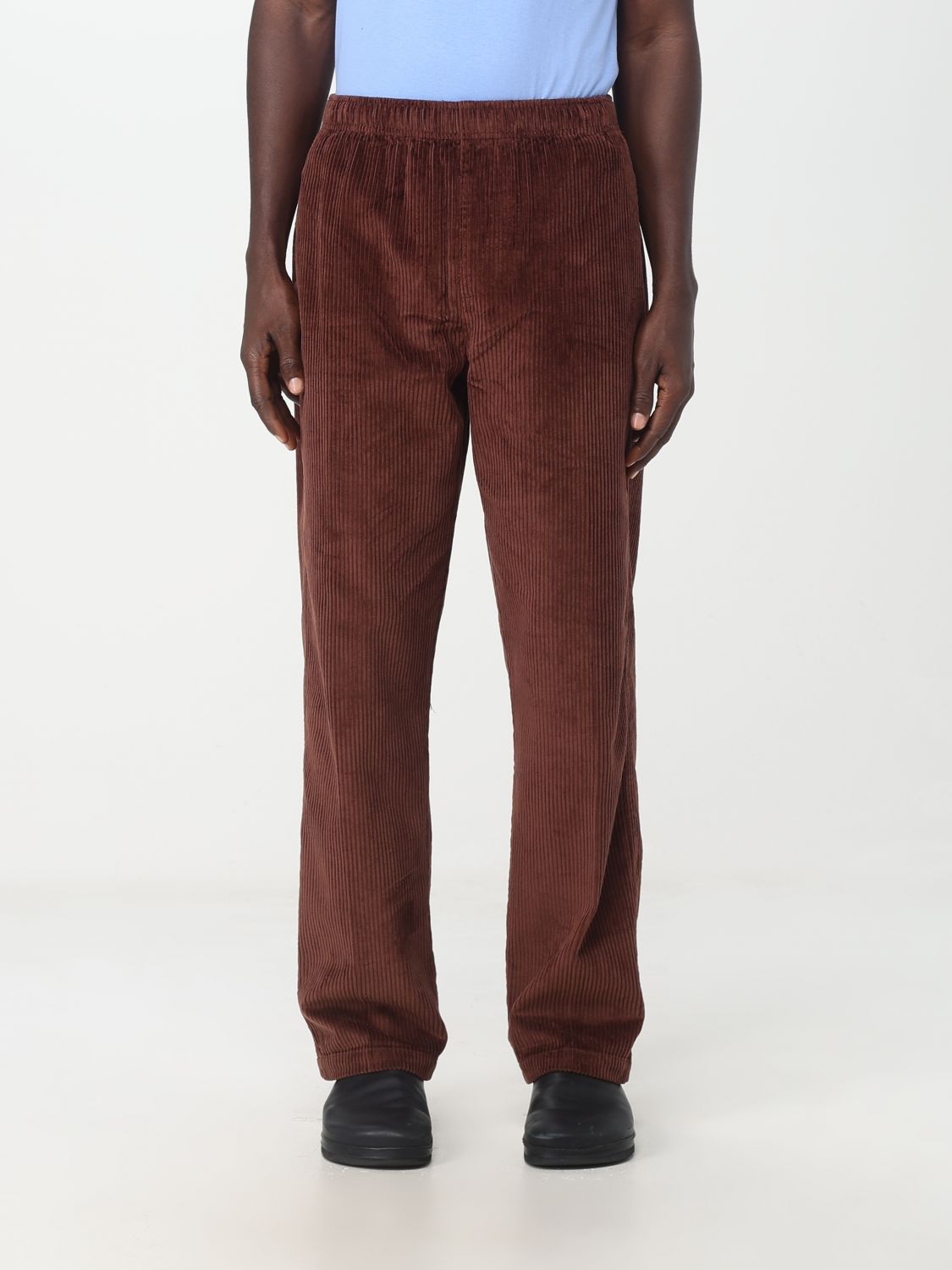 Obey Trousers OBEY Men colour Brown
