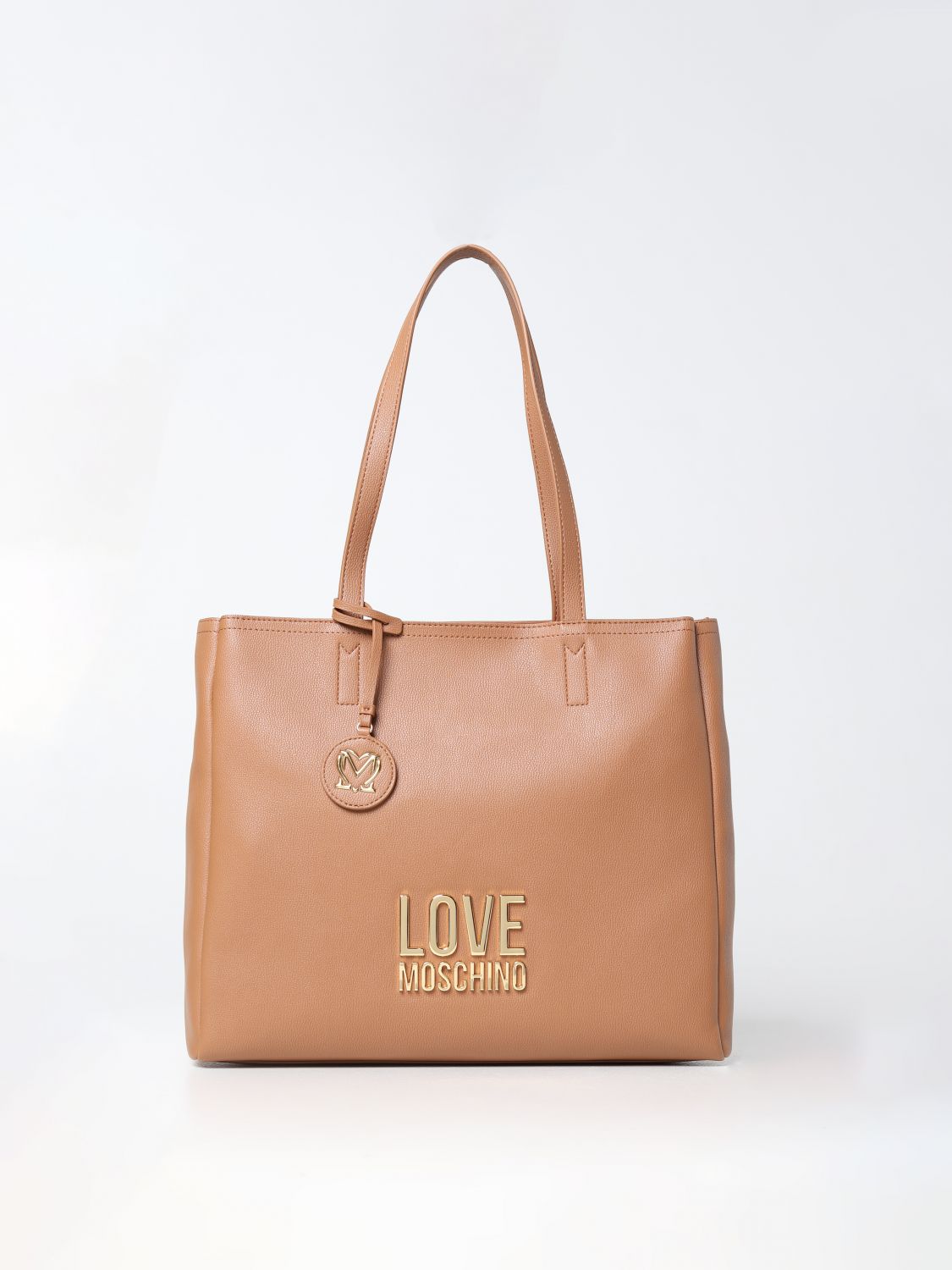 Love Moschino Tote Bags LOVE MOSCHINO Woman colour Camel