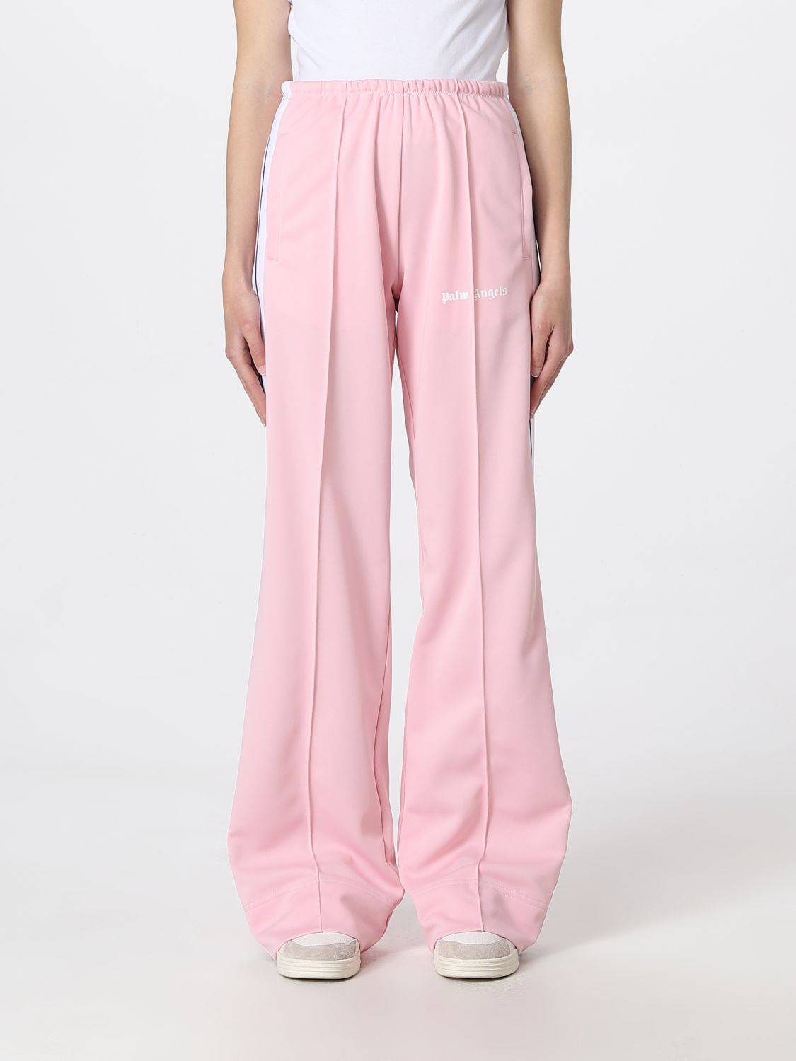 PALM ANGELS Trousers PALM ANGELS Woman colour Blush Pink