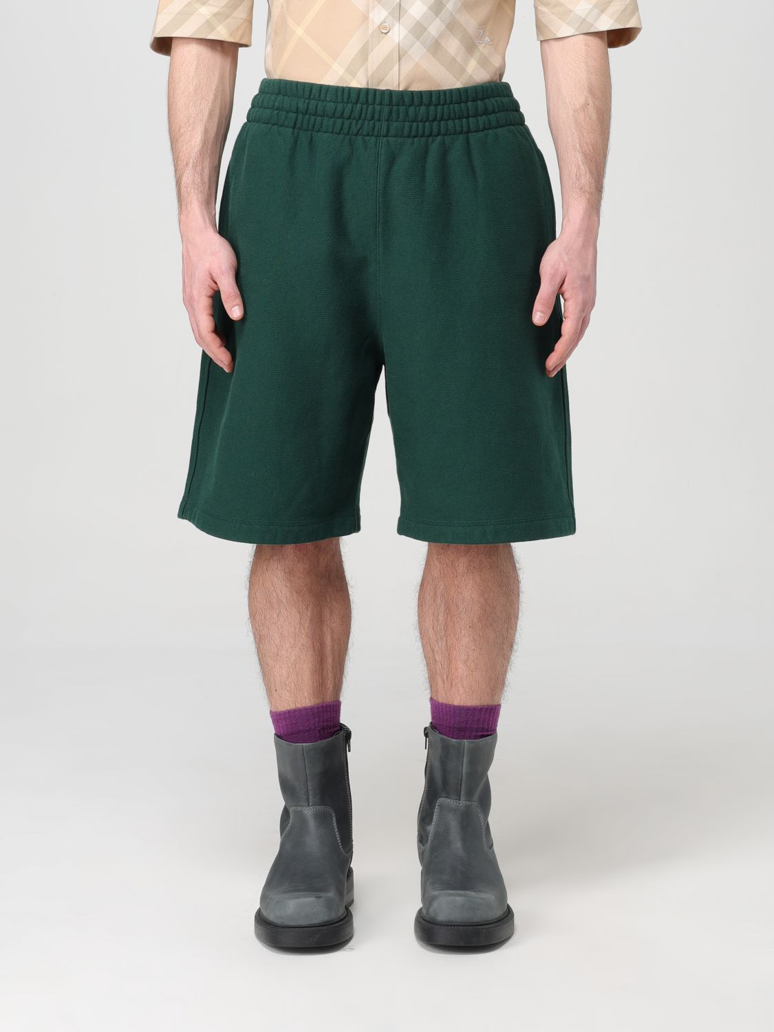 Burberry Short BURBERRY Men colour Forest Green