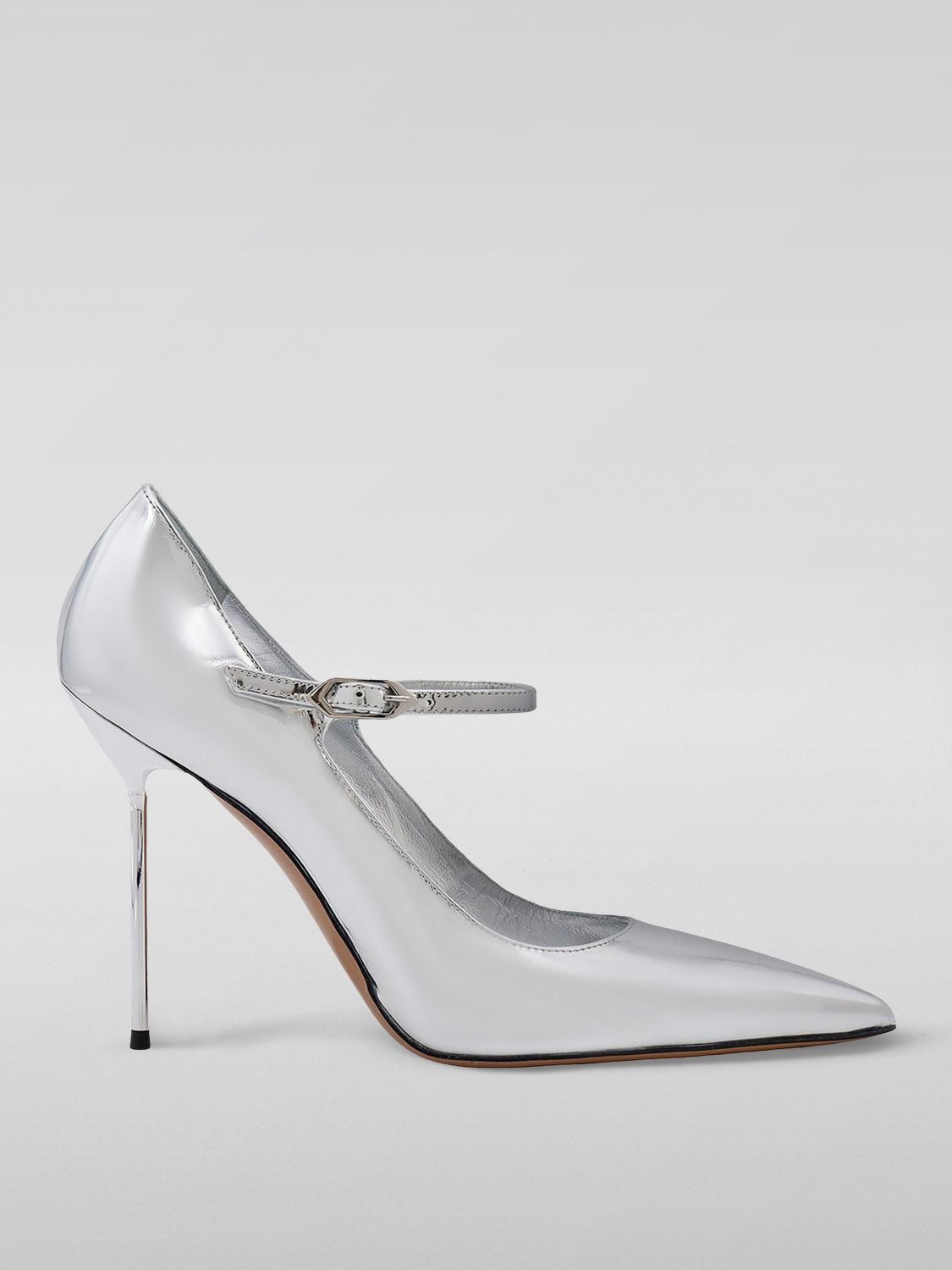 PARIS TEXAS High Heel Shoes PARIS TEXAS Woman colour Silver
