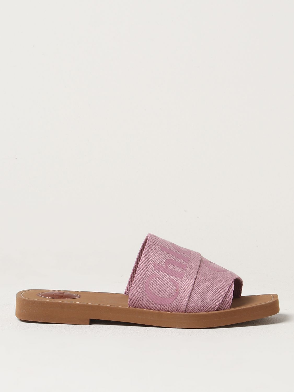 Chloé Flat Sandals CHLOÉ Woman colour Pink