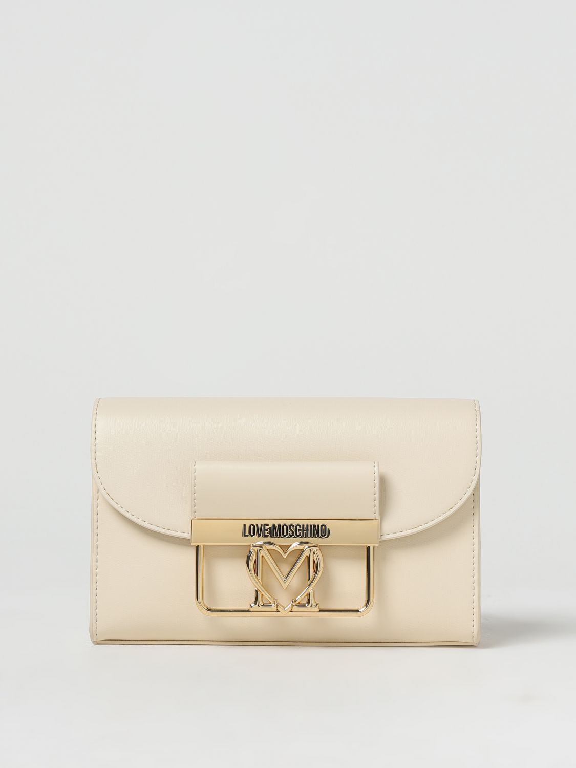 Love Moschino Crossbody Bags LOVE MOSCHINO Woman colour Ivory