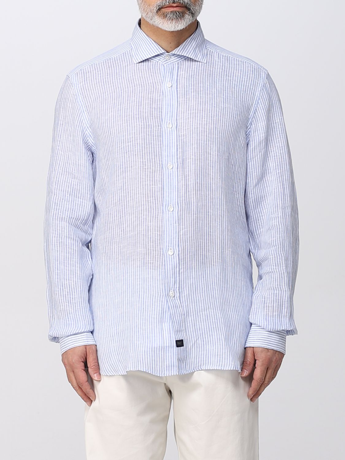 Fay Shirt FAY Men colour Gnawed Blue