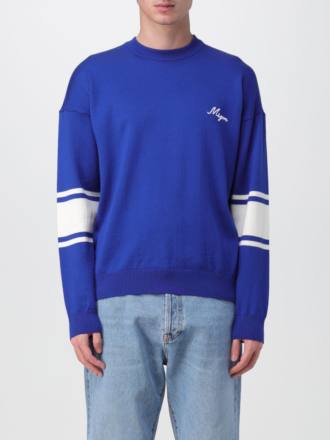 Msgm Jumper MSGM Men colour Blue