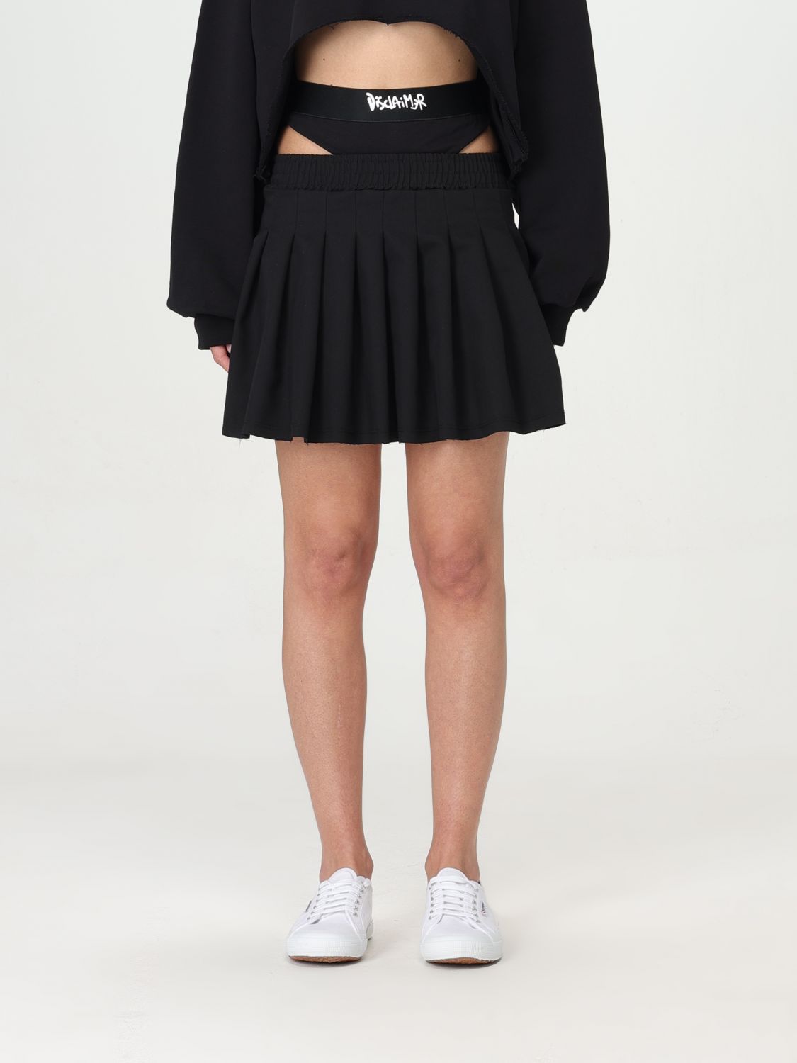 Disclaimer Skirt DISCLAIMER Woman colour Black