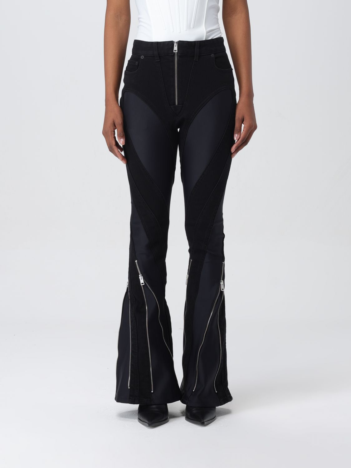 Mugler Jeans MUGLER Woman colour Black