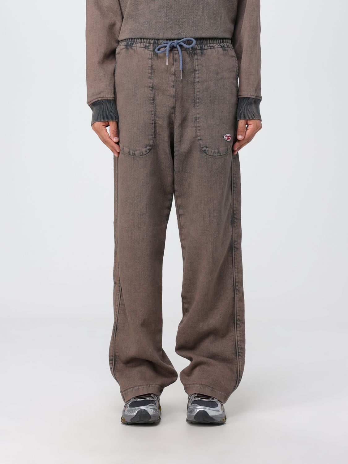 Diesel Trousers DIESEL Men colour Brown