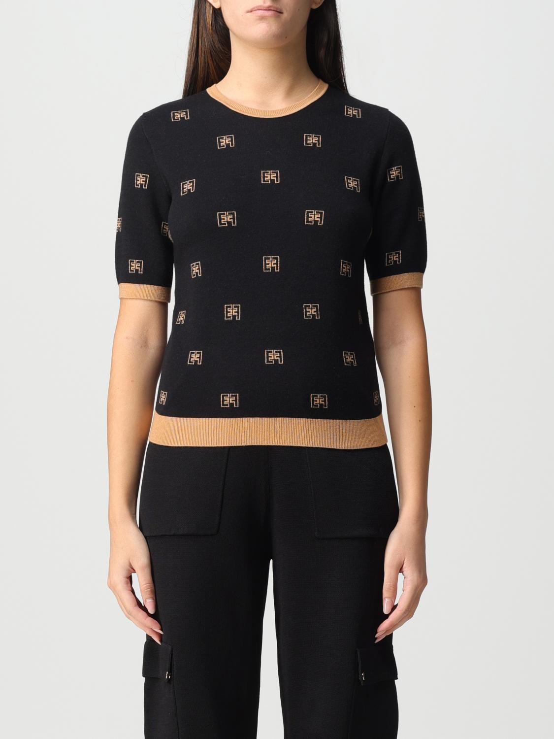 Elisabetta Franchi Jumper ELISABETTA FRANCHI Woman colour Black