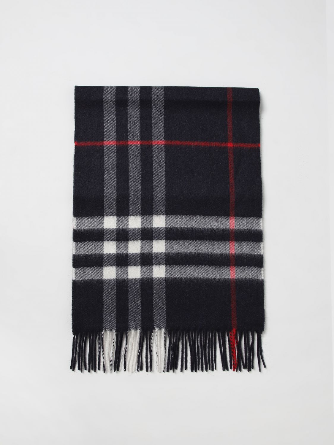 Burberry Scarf BURBERRY Woman colour Navy