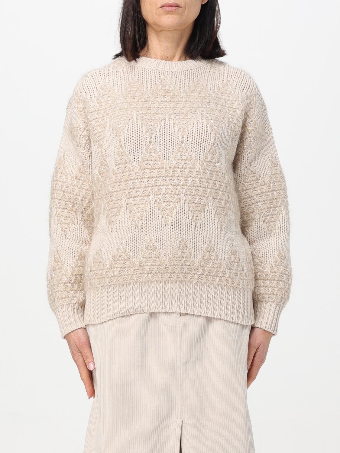 Brunello Cucinelli Jumper BRUNELLO CUCINELLI Woman colour Beige