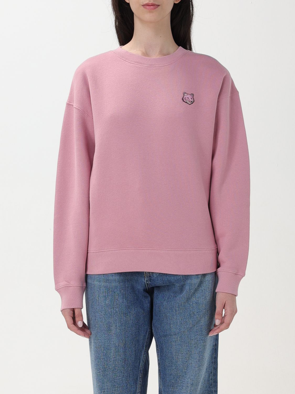 Maison Kitsuné Sweatshirt MAISON KITSUNÉ Woman color Pink