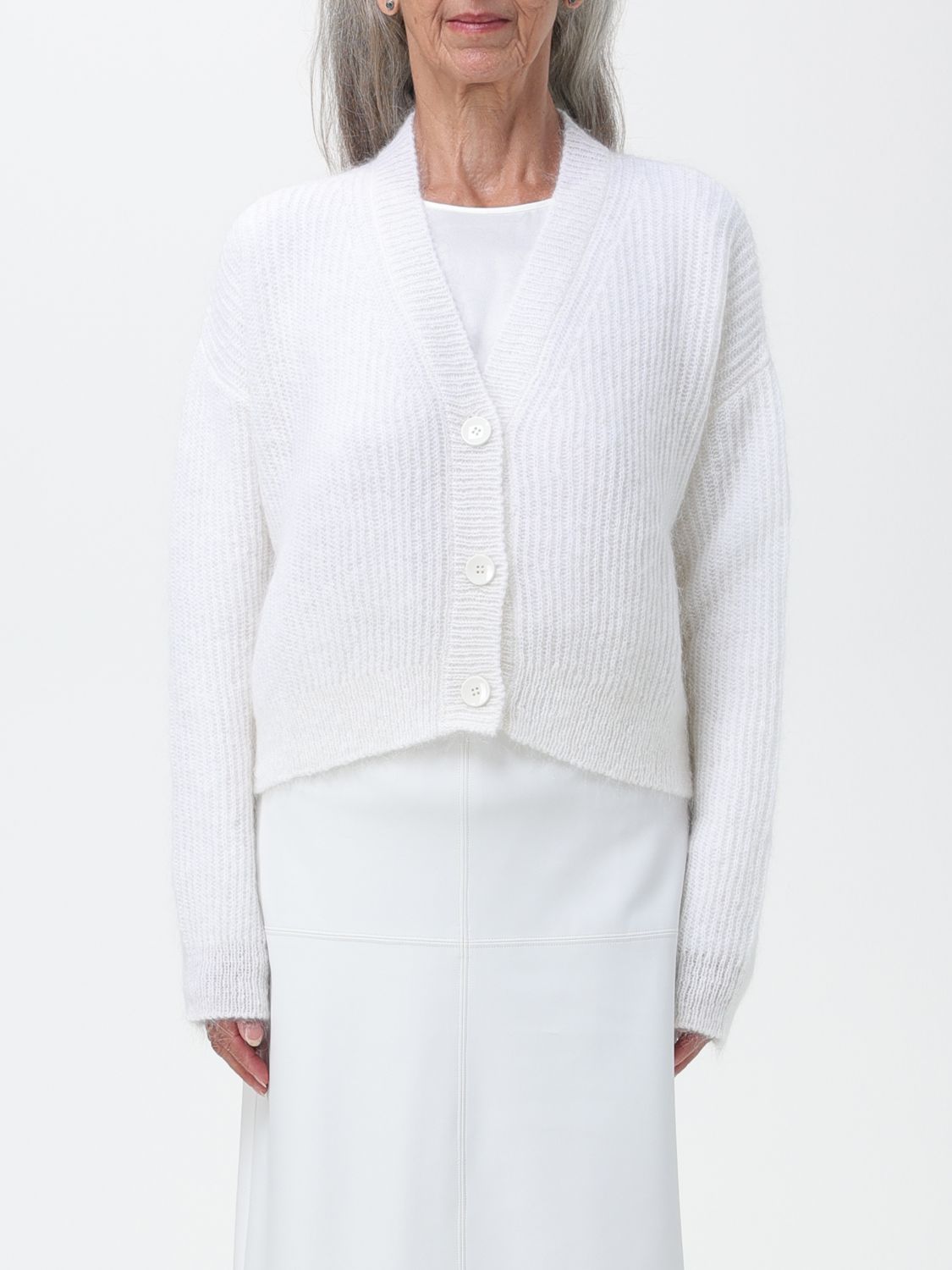 Max Mara Leisure Cardigan MAX MARA LEISURE Woman colour Yellow Cream