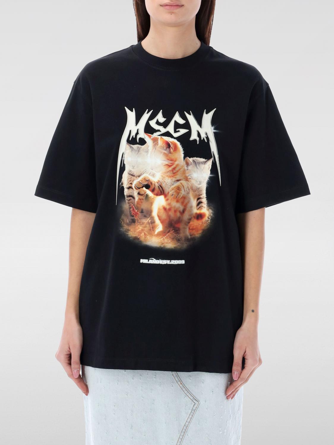 Msgm T-Shirt MSGM Woman color Black