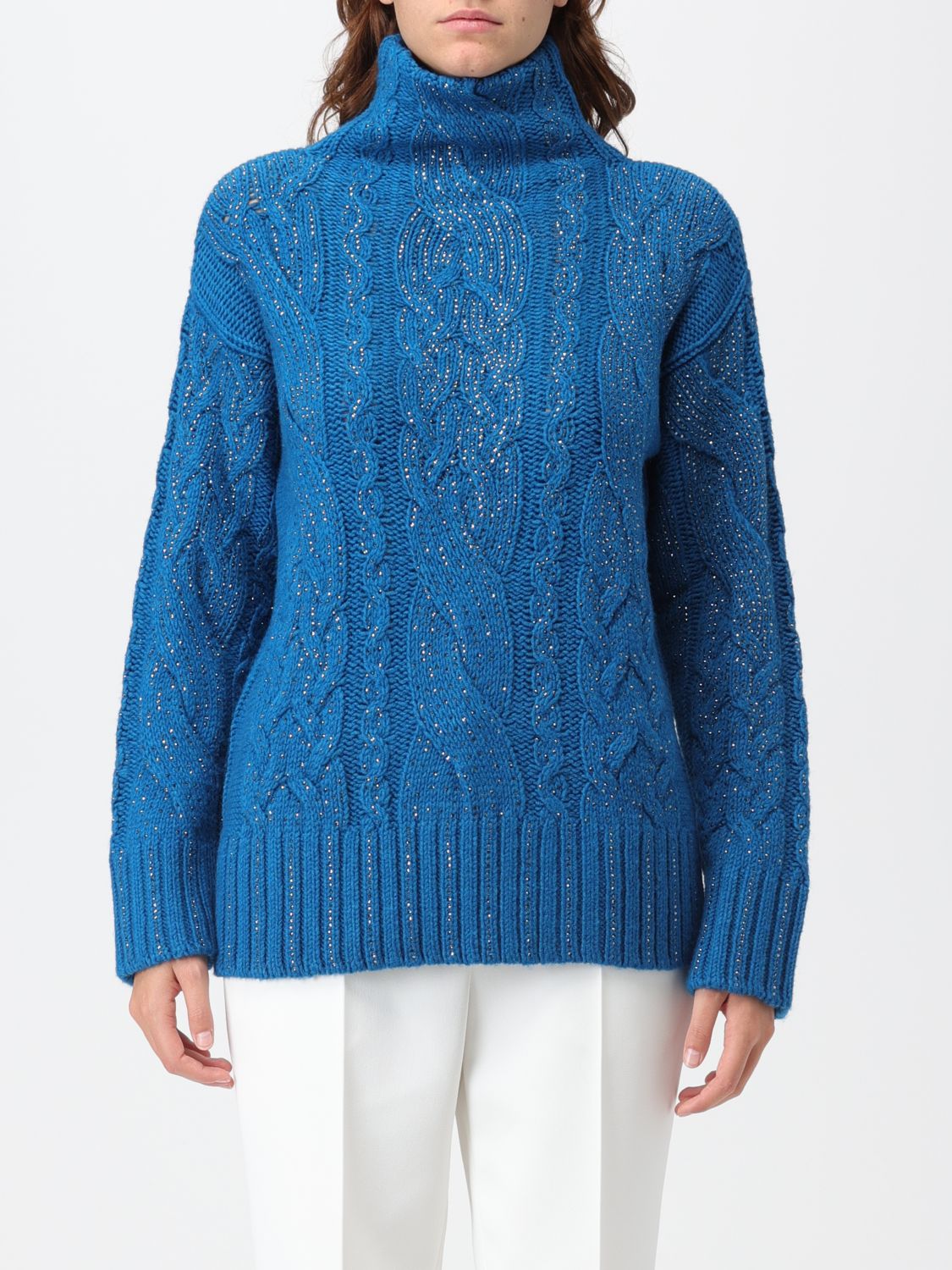 Ermanno Scervino Jumper ERMANNO SCERVINO Woman colour Blue