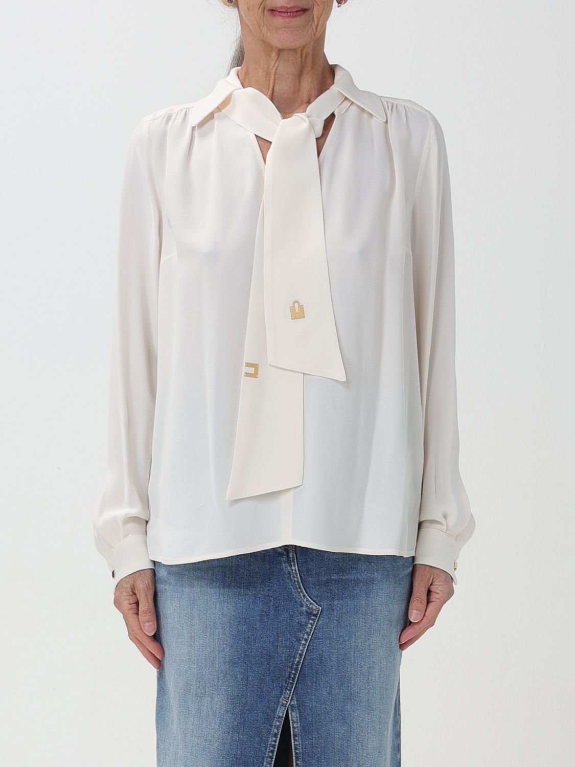 Elisabetta Franchi Shirt ELISABETTA FRANCHI Woman colour White