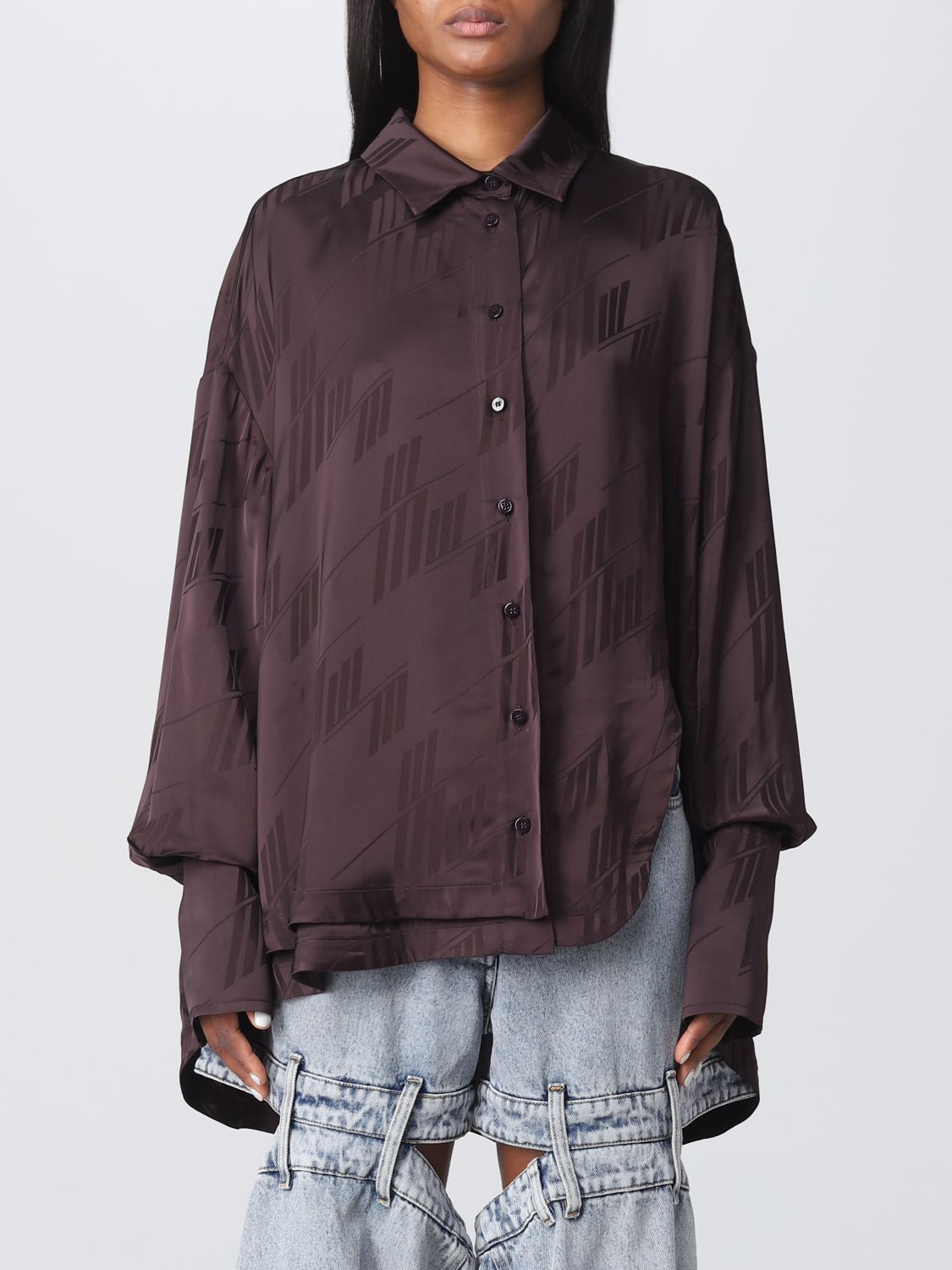 The Attico Shirt THE ATTICO Woman colour Brown