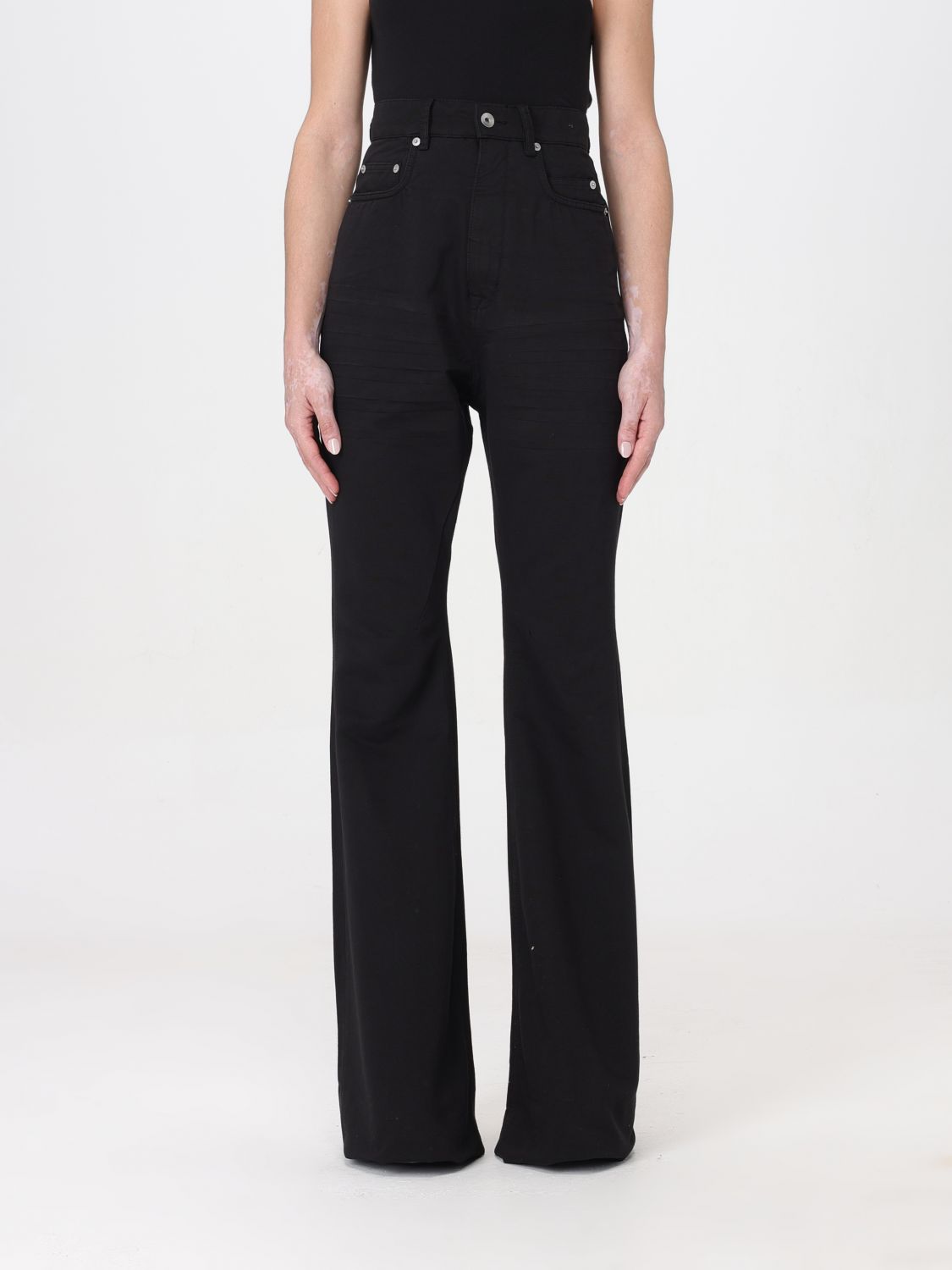 Rick Owens Drkshdw Jeans RICK OWENS DRKSHDW Woman colour Black