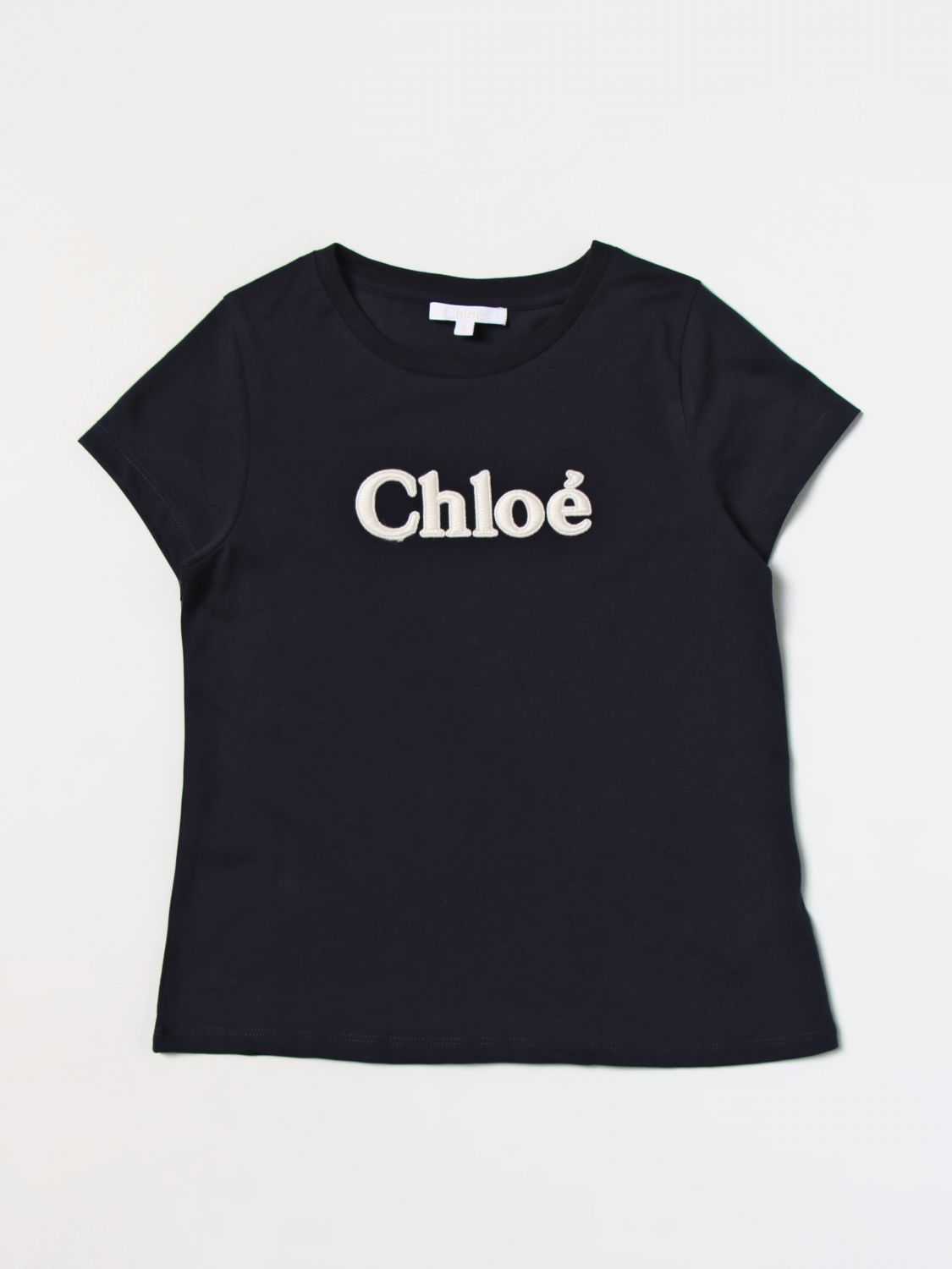 Chloé T-Shirt CHLOÉ Kids colour Blue