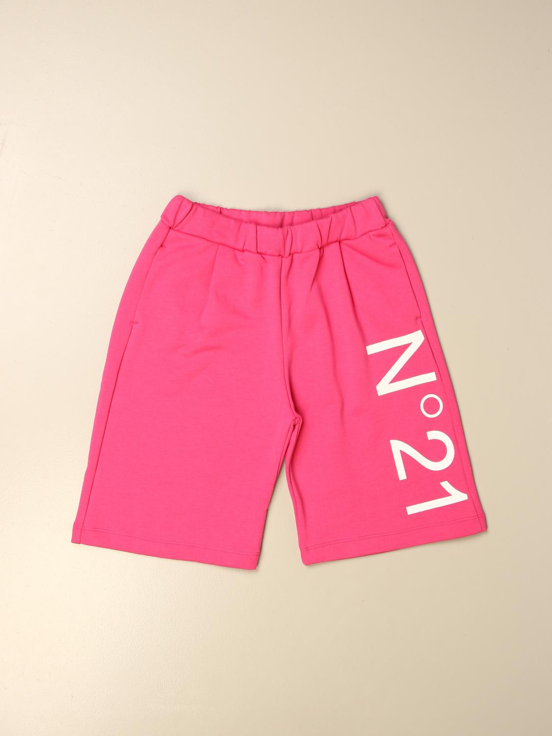 N° 21 N ° 21 jogging shorts in cotton with logo