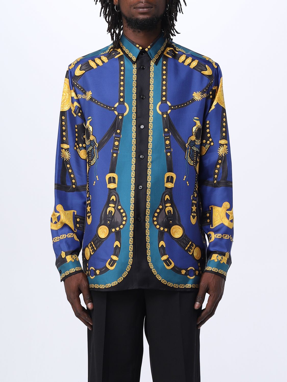 Versace Shirt VERSACE Men colour Navy