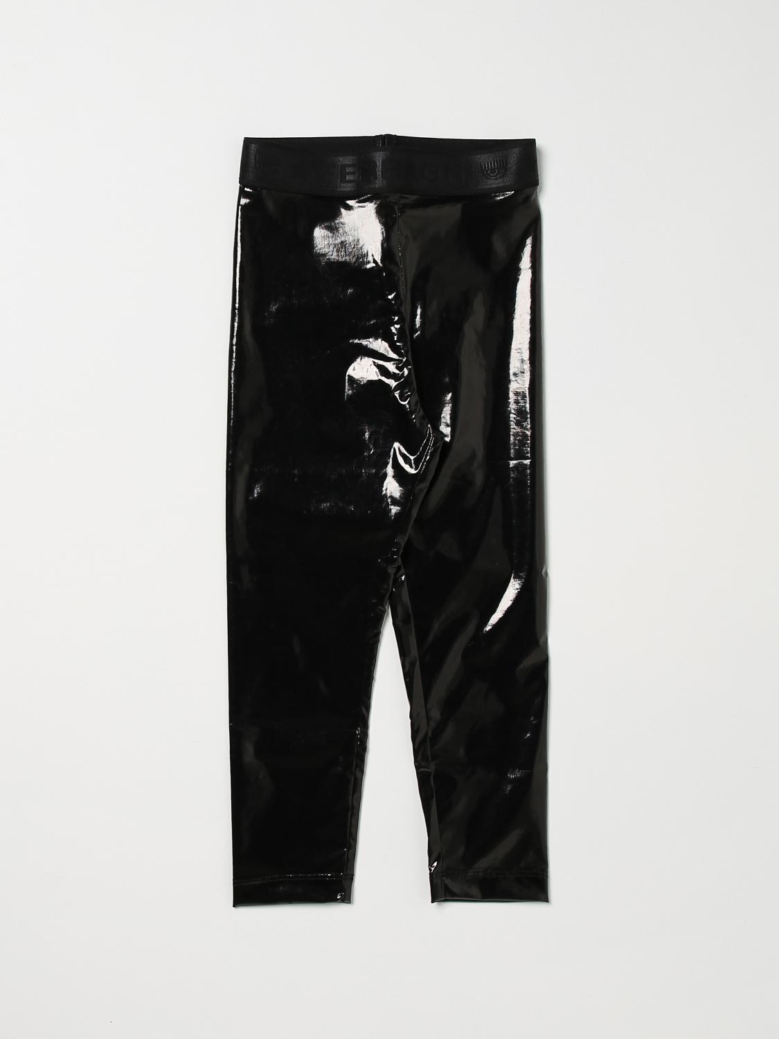 CHIARA FERRAGNI Trousers CHIARA FERRAGNI Kids colour Black