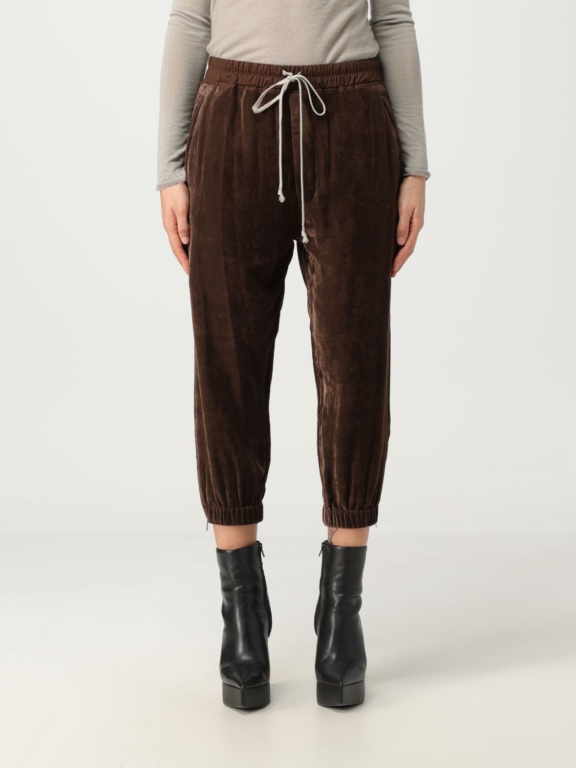 Rick Owens Trousers RICK OWENS Woman colour Brown