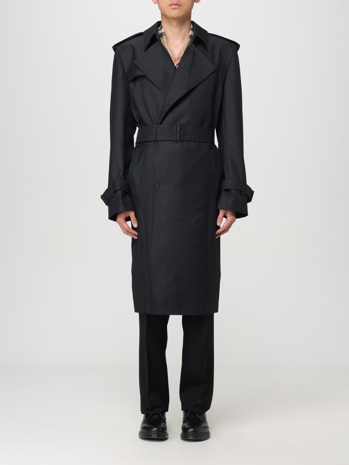 Burberry Coat BURBERRY Men color Black