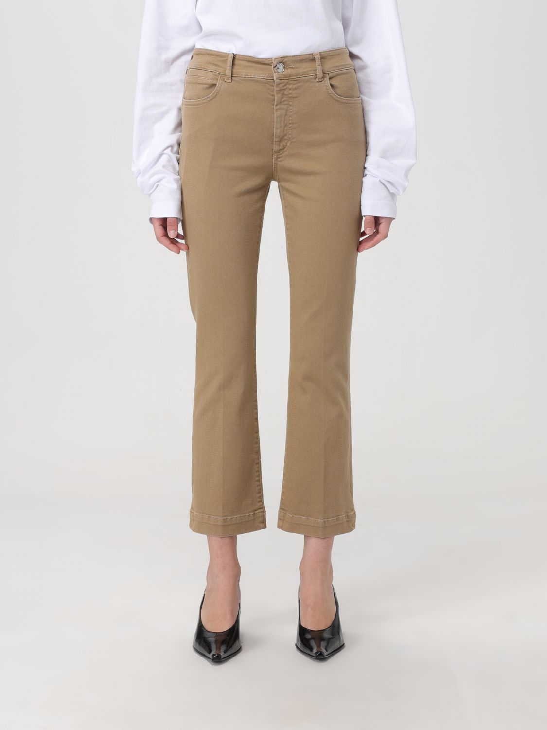 Sportmax Jeans SPORTMAX Woman colour Beige