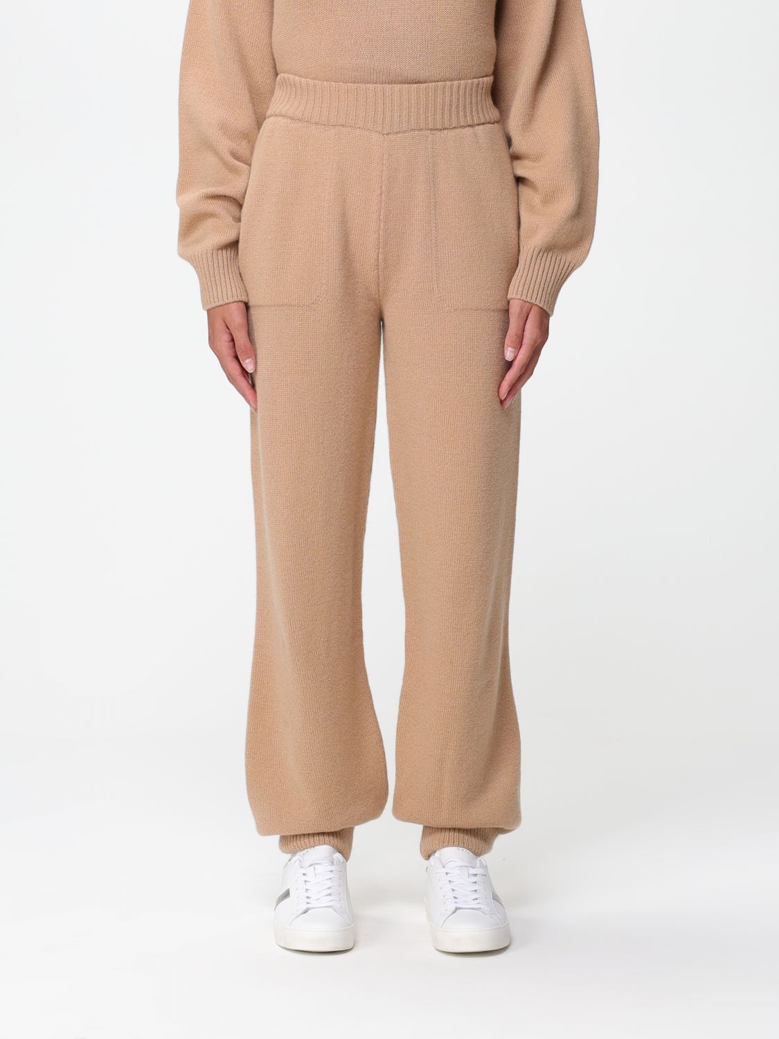 Msgm Trousers MSGM Woman colour Beige