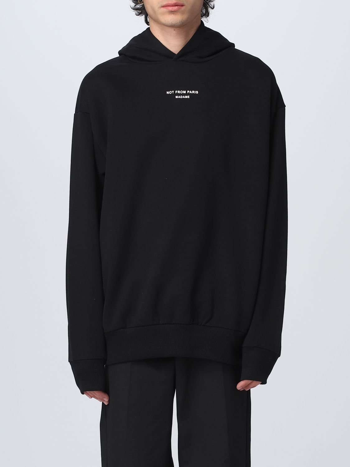 Drôle de Monsieur Sweatshirt DROLE DE MONSIEUR Men colour Black