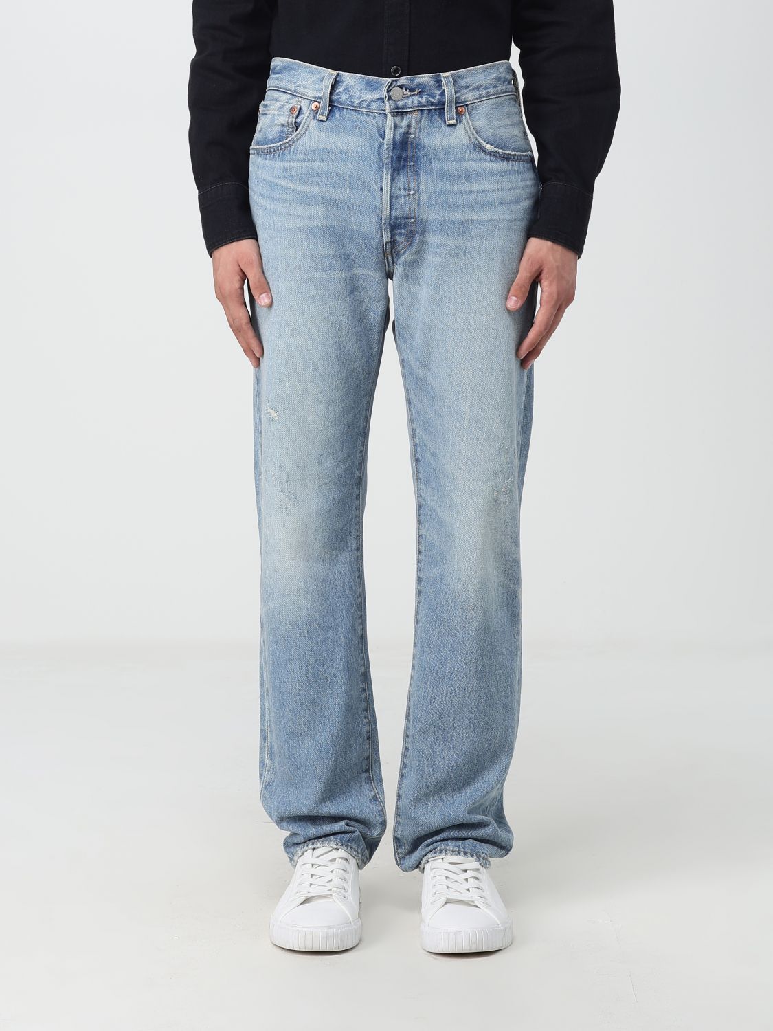 Levi's Trousers LEVI'S Men colour Denim