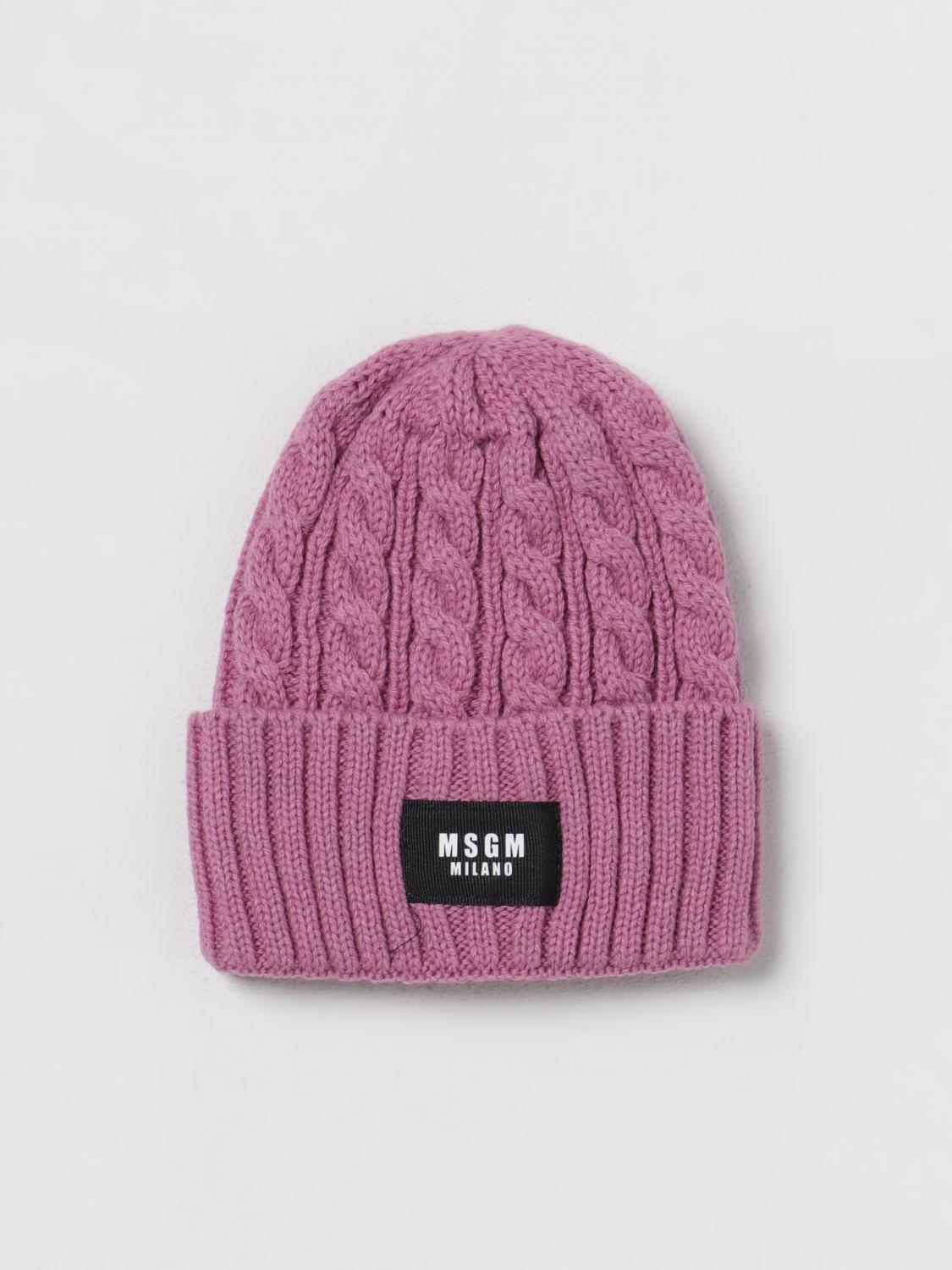 Msgm Kids Hat MSGM KIDS Kids colour Lilac