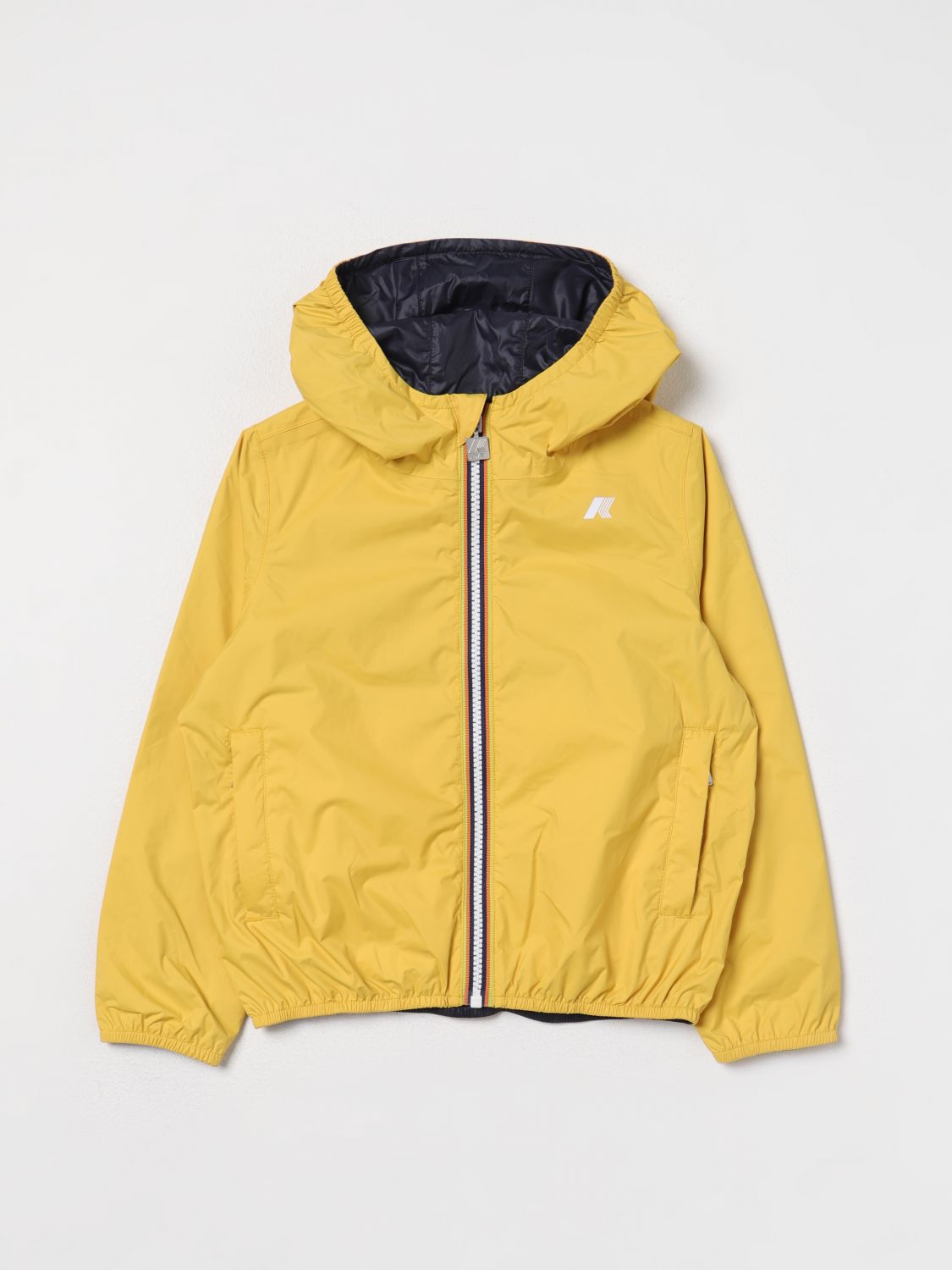 K-Way Jacket K-WAY Kids color Yellow