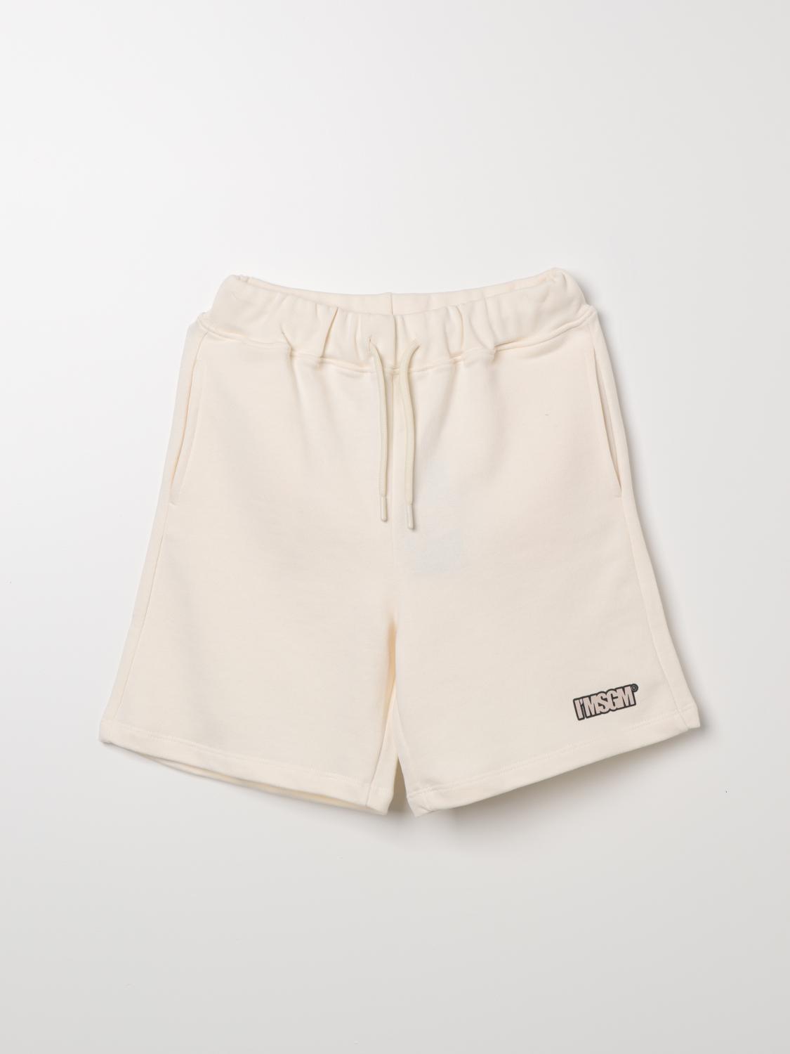 Msgm Kids Shorts MSGM KIDS Kids colour Cream