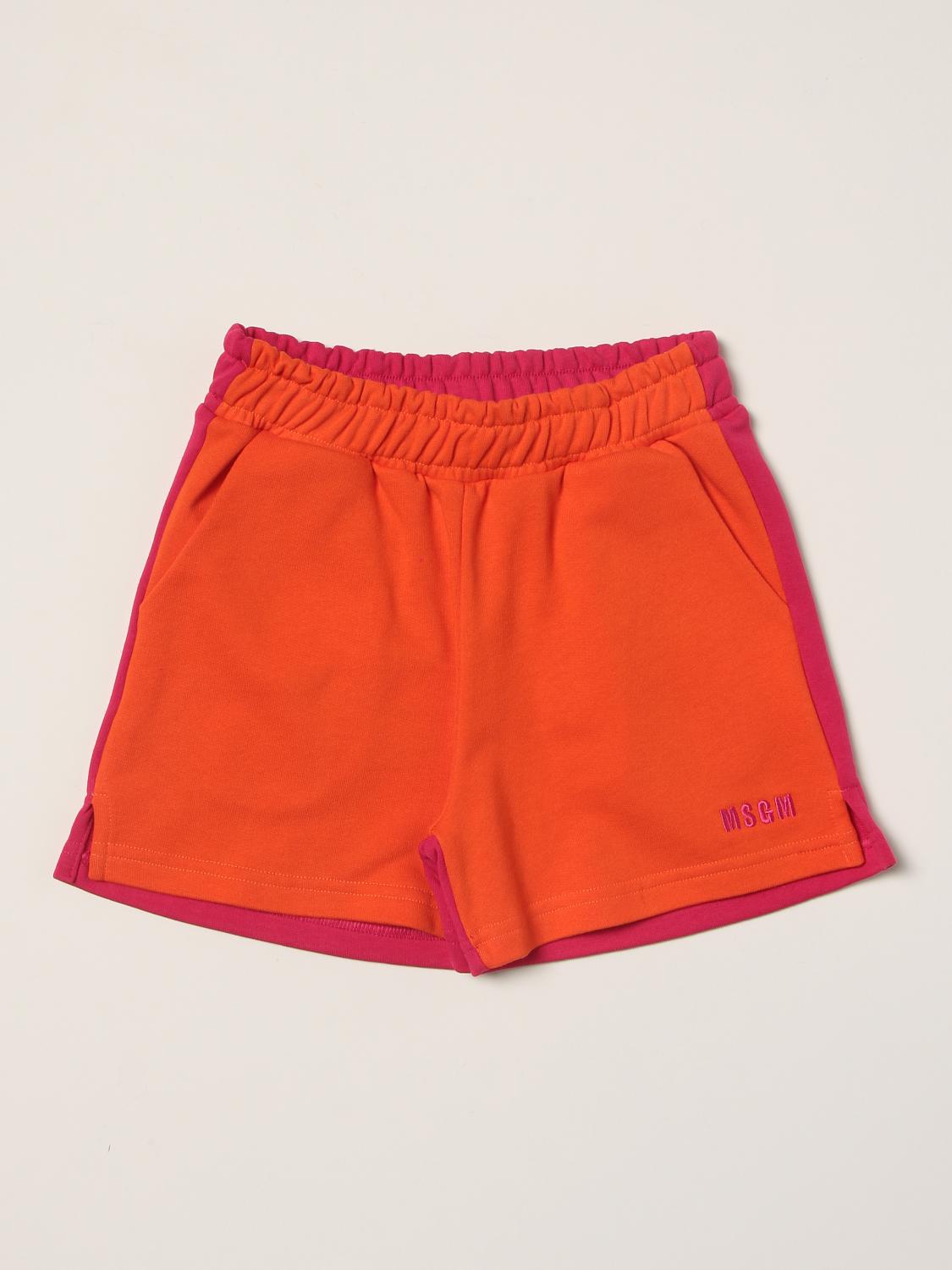 Msgm Kids Two-tone Msgm Kids jogging shorts