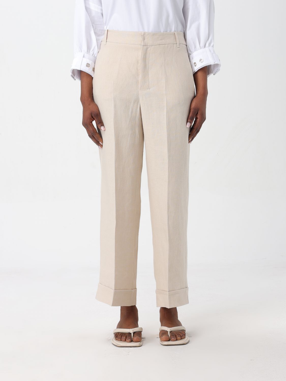  Trousers 'S MAX MARA Woman colour Beige