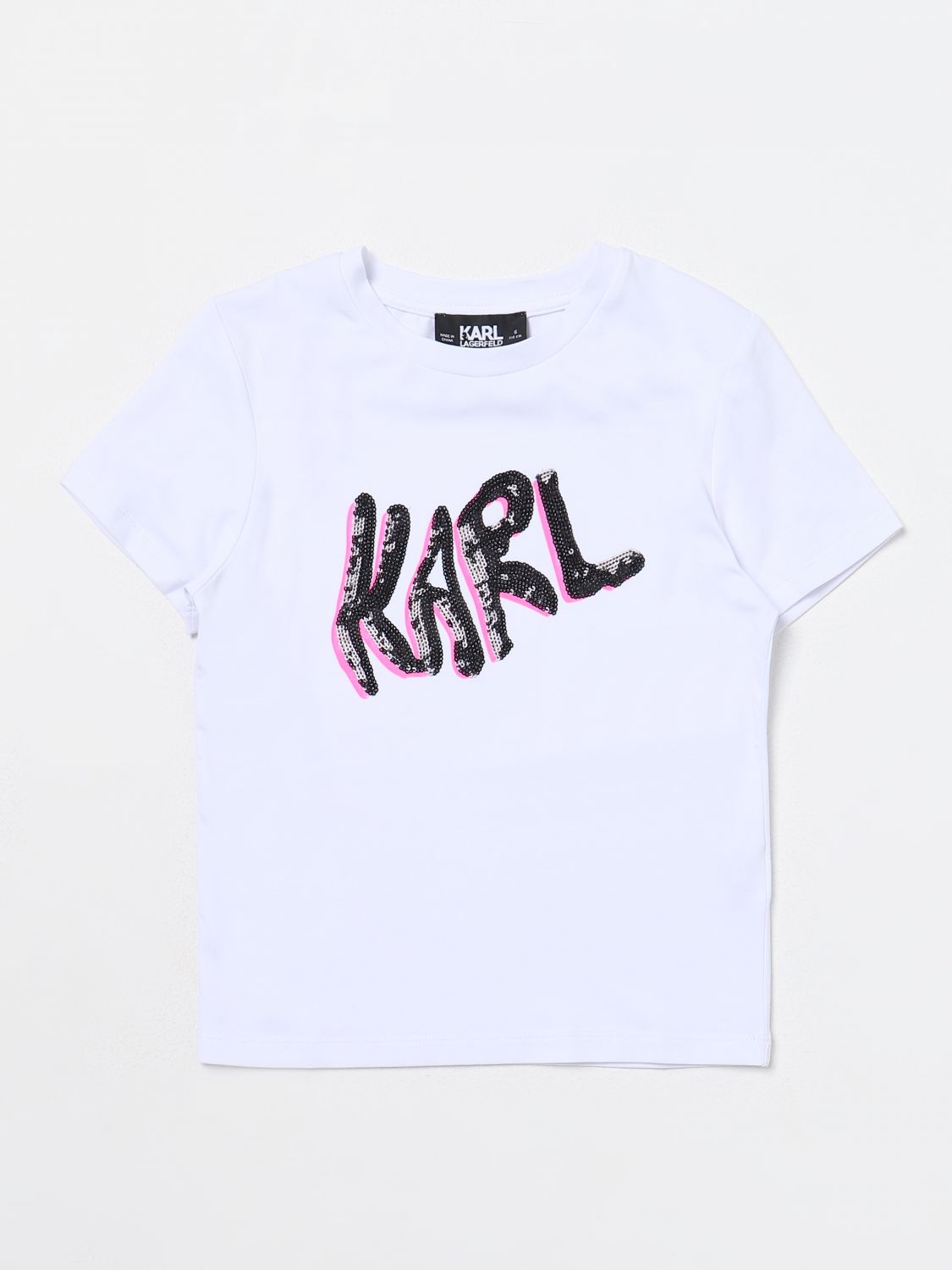 Karl Lagerfeld Kids T-Shirt KARL LAGERFELD KIDS Kids colour White