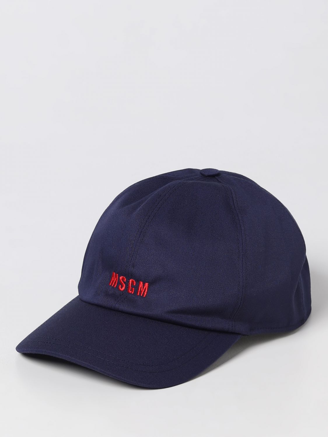 Msgm Hat MSGM Men colour Blue