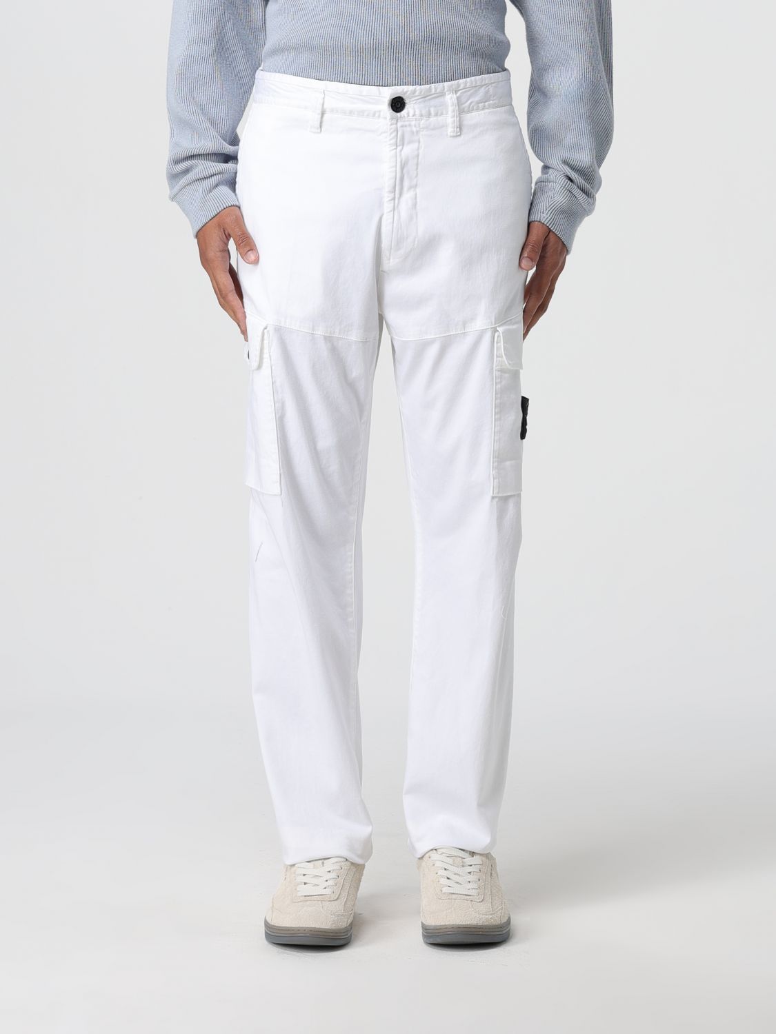 Stone Island Trousers STONE ISLAND Men colour White