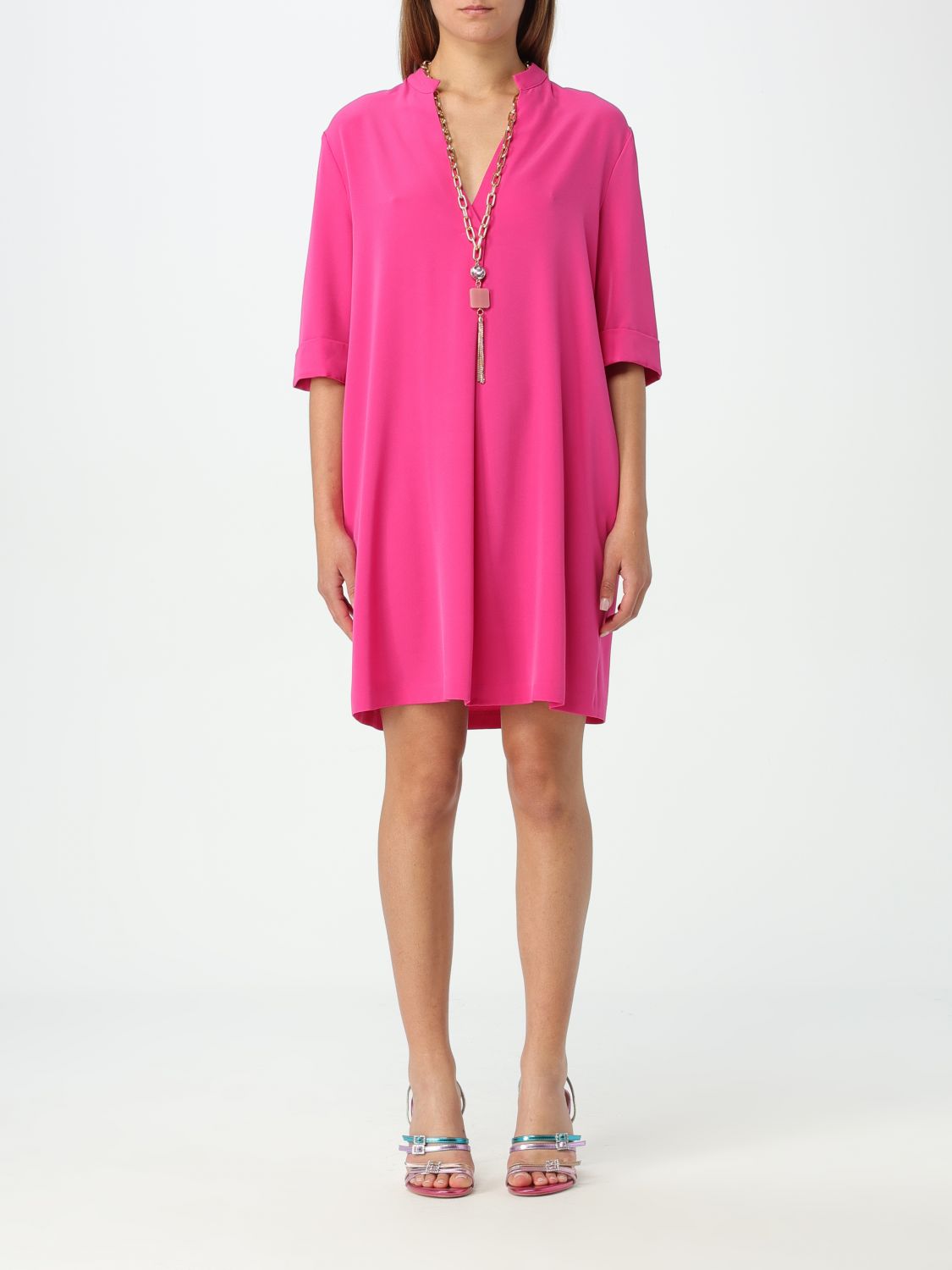 Hanita Dress HANITA Woman color Fuchsia