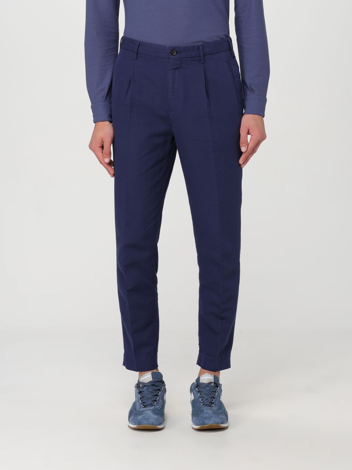 Incotex Trousers INCOTEX Men colour Blue