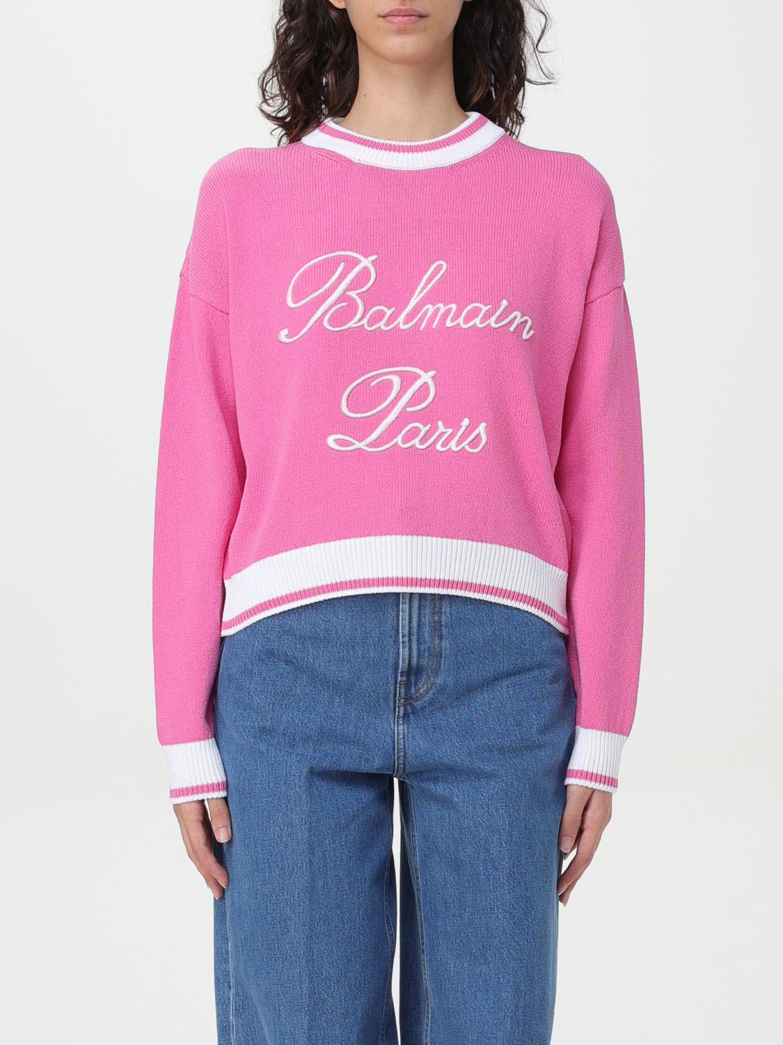 Balmain Sweater BALMAIN Woman color Fuchsia