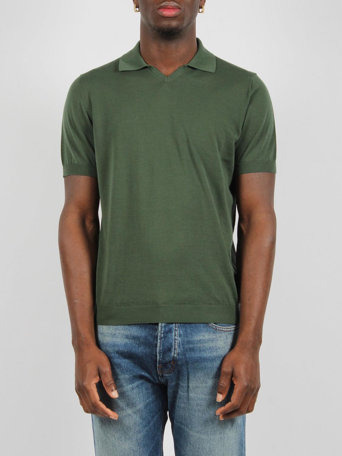 Drumohr Polo Shirt DRUMOHR Men color Green